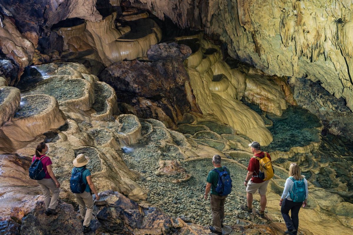 Exploring Nam Tan Cave adventure in Vietnam